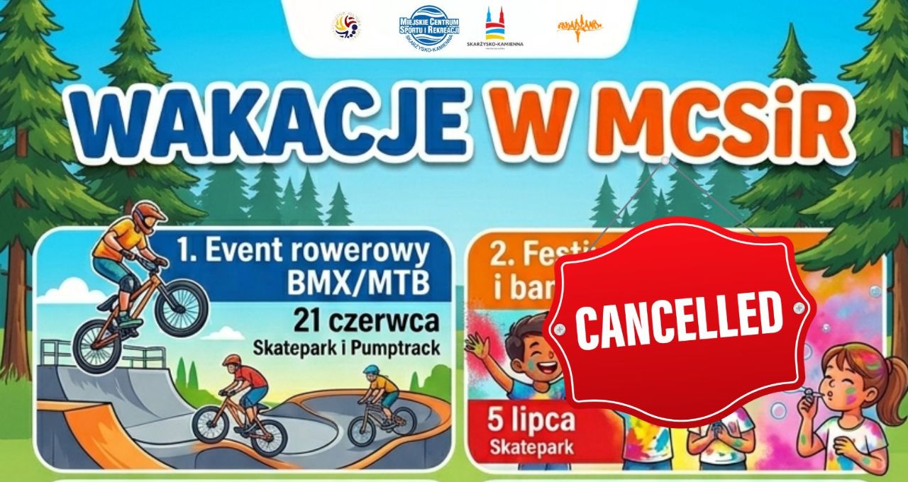 WAKACJE 2026 Z MCSiR W SKARŻYSKU-KAMIENNEJ!